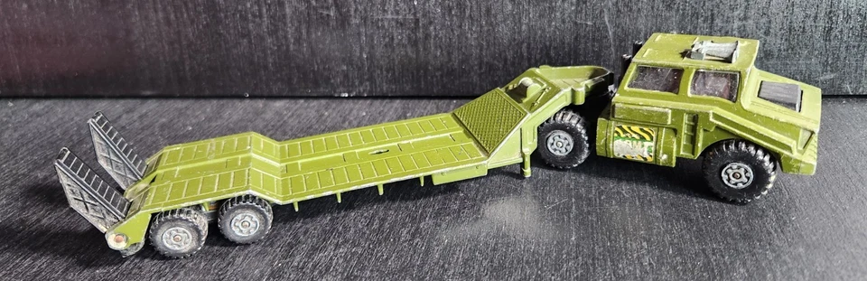 MATCHBOX BATTLE KINGS TANQUE TRANSPORTADOR K106 EJÉRCITO MILITAR 1974 ORIGINAL Foto 2 de 4