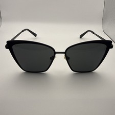 Diff Eyewear Becky II Womens Black Sunglasses BK-GR18 PRC READ