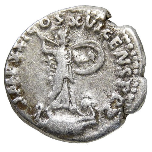 DOMITIAN/Owl, Goddess Minerva Helmeted, Shield hurling Javelin Roman Empire Coin - Picture 12 of 12