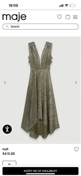 Women Maje Dress 38