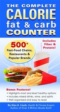 The Complete Calorie Fat  Carb Counter