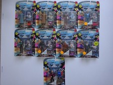 STAR TREK NEXT GENERATION 9 FIGS 7TH SEASON (8 SPACE CAPS 1