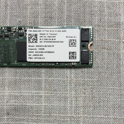 Intel 120GB M.2 2280 Internal SSD M.2 SSDSCKJB120G7R 0GKJ0P RoHS