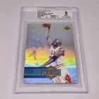1993-94 Upper Deck Holojams #H4B Holo On Left MICHAEL JORDAN BGS 8!!