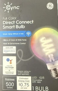 Smart Bulb That Connects Direct To Alexa, Google, Cync Color G25