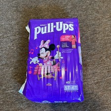 Huggies Pull-Ups Girls' Potty Training Pants 5T-6T Training Underwear - 40 Count