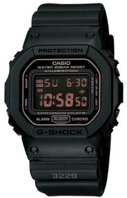 Casio G-shock Military Inspired Digital 200m Black Watch Dw5600ms