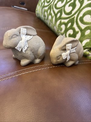 vintage ceramic easter bunnies