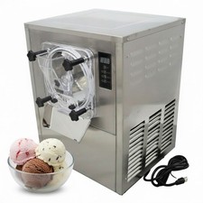 Hard Ice Cream Machine Frozen Yogurt Ice Cream Mixer Maker 110V 1400W 25-30L/h