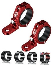 2PCS UTV Whip Light Mounts - LED Light Bar Mounting Bracket - Red