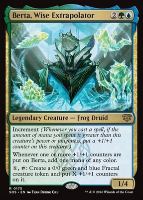 MTG Berta, Wise Extrapolator (175/444) Secrets of Strixhaven NM