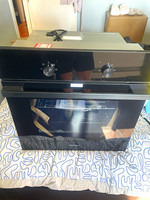 Hisense Built-In Electric Conventional Oven 60L Black Glass Front with Grill