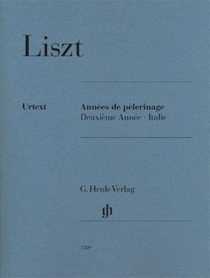 Franz Liszt Annees De Pelerinage Deuxième Année: Italy Piano Solo