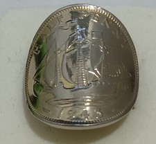 1943 Half Penny Ring Size Q