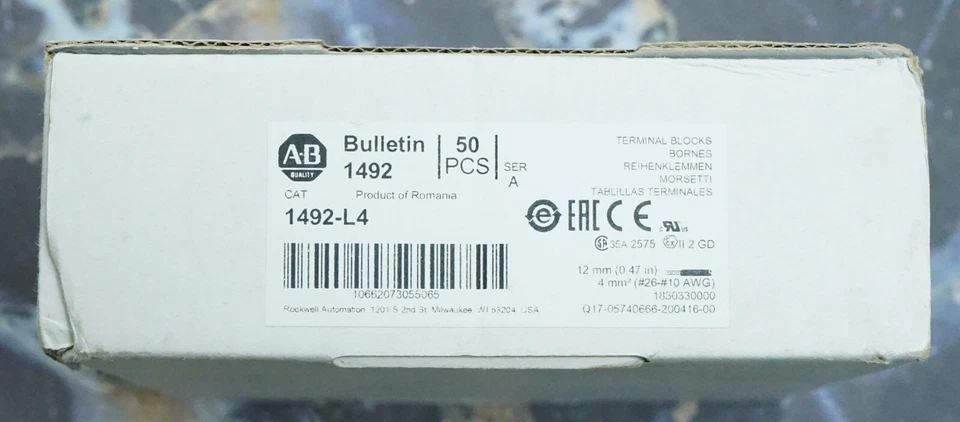 New Allen Bradley 1492-L4-B -50 Count - Image 3 of 4
