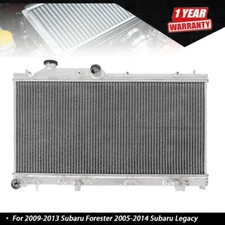 Full Aluminum Radiator For 2009-2013 Subaru Forester 2005-2014 Legacy 3 ROW