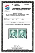 Scott #1059Ab Pair, TAGGED Dull Gum-PSE Extra Fine 90 MNH-2024 SMQ $30.00