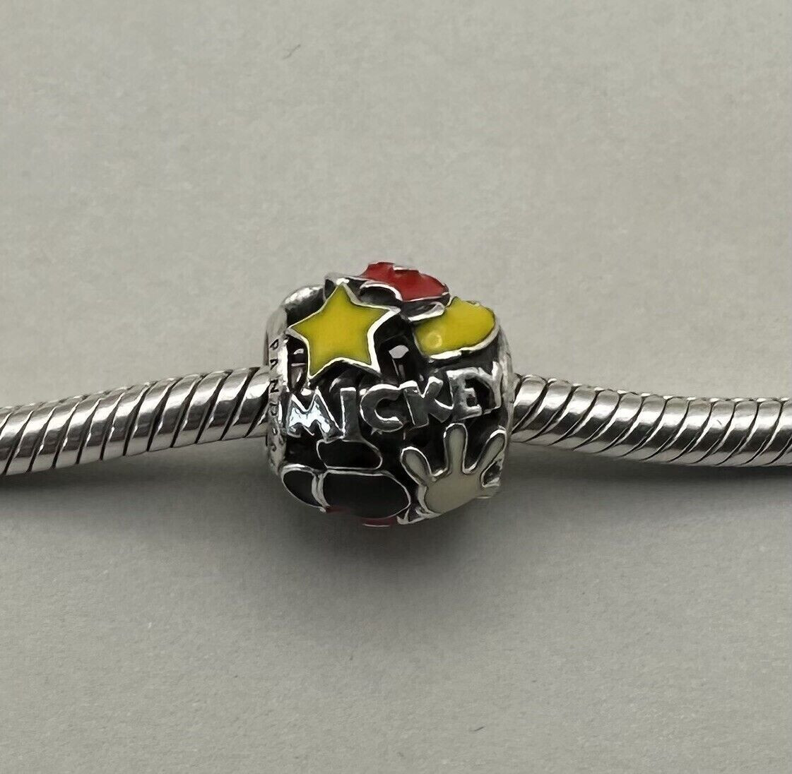 Disney × PANDORA チャーム ラパン NEW Authentic Authentic Pandora Charm Disney Parks Mickey
