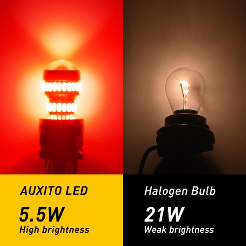 4x Alta Potencia Rojo Brillante 3157 3156 SMD LED Señal de Giro Freno Luz Trasera Bombilla EON - Imagen 3 de 12
