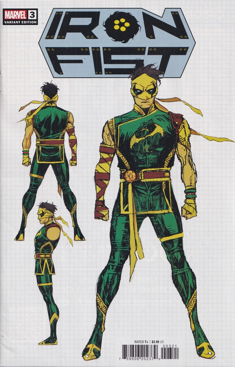 IRON FIST #3 (JIM CHEUNG DESIGN VARIANT)(2022) ~ Marvel Comics | eBay