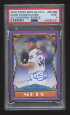 POP 1 PSA 9 NOAH SYNDERGAARD 2018 TOPPS BROOKLYN COLLECTION AUTOGRAPH #ED 5/5 