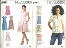 New Look sewing pattern x 2 . Pattern for dresses and tops   K6341 + K6513 NEW