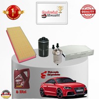 Inspektionskit Filter + ÖL Audi Tt II 2.0 Tfsi 155KW 211CV Von 2010->