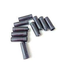 10x 5mm Plastic Brake Ferrules - End Caps for Cable Outer Housing