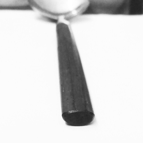 HELLE BOUNTY Ebony Black handled Soup Spoon 7.5" NEW NEVER USED made in Norway - Picture 5 of 5