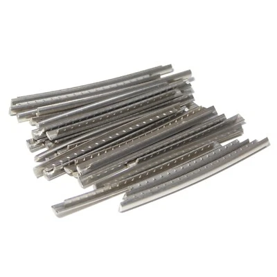 BLACK DOG MUSIC Gitarrenbunddraht 24 Stück abgelängt - klein / mittel / Jumbo - Neusilber