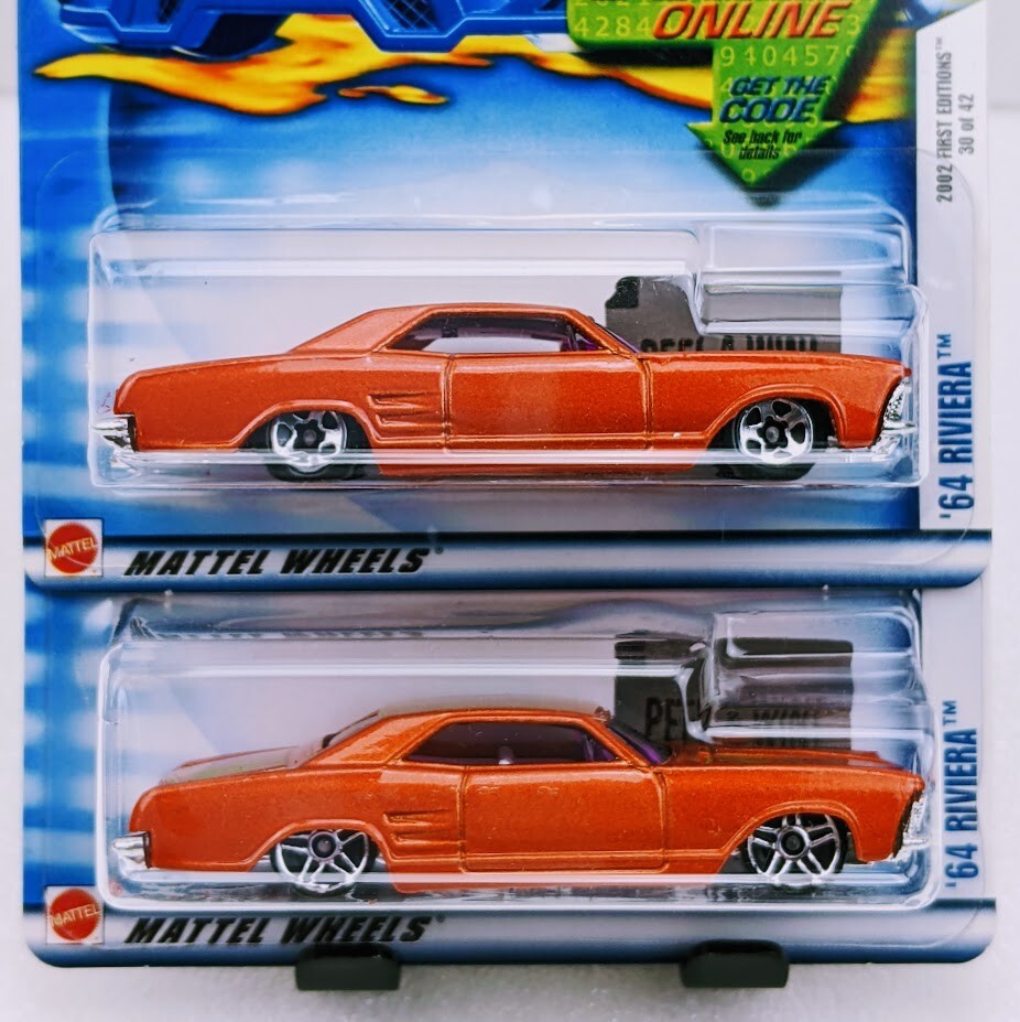 Hot Wheels '64 BUICK RIVIERA, 2002 First Editions, PR5 / 5SP Wheel