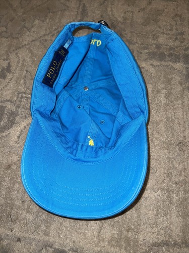 Polo Ralph Lauren Adjustable Strapback Light Blue With Logo Men Women - Picture 3 of 3