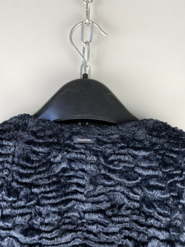 S Max Mara Womens Acetate Polyester Blue Button 3/4 Sleeve Coat Size S / US 6 - Picture 17 of 19