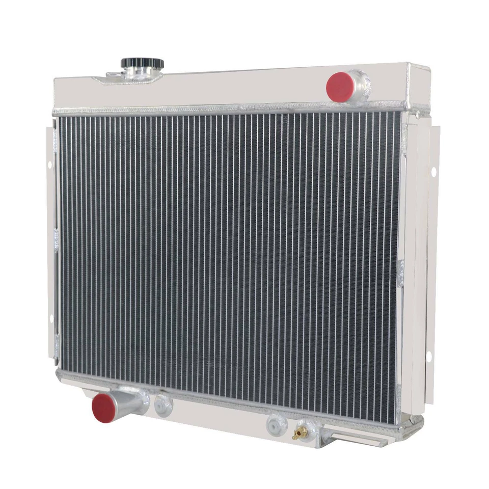 Aluminum 3 Row Radiator For 1968-1970 Ford Mustang Torino Ranchero Fairlane V8 Foto 2 de 4