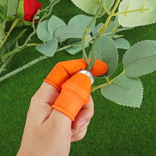 PATIKIL Small Silicone Thumb Knife Set 3Pcs Harvesting Plant Knife Finger Gua... - Picture 5 of 5