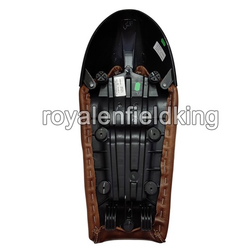Adapté Pour Royal Enfield Gt & Intercepteur 650 D11 Cuir Simple Siège & Noir Col - Photo 7/7