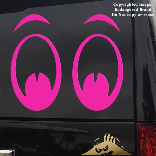 Funny Eyes down JDM Car Truck Fits Jeep Window Phone Sticker Decal - Picture 2 of 12