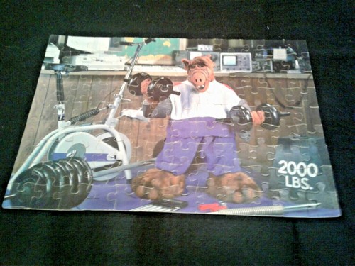 Vintage 1989 ALF Hebegewichte 100 Stück Puzzle 11" x 16" Milton Bradley - Bild 4 von 12