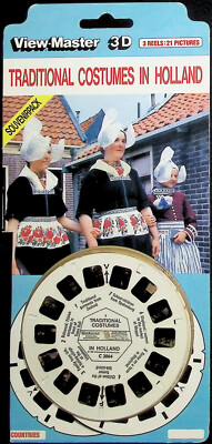 Traditional Costumes in Holland 3d View-Master 3 Reel Set  Full Color 3d Images