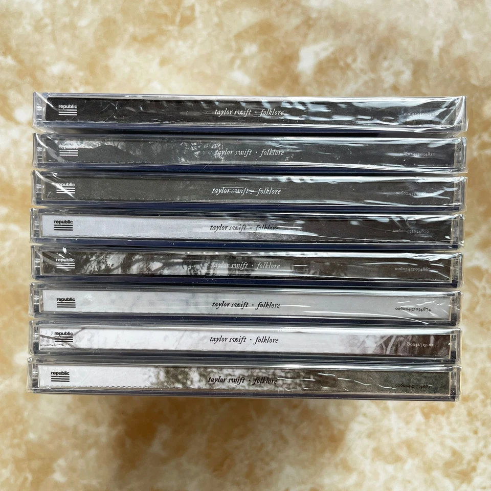 Taylor Swift Folklore Album New Complete 8-Editions Brand Set CD - Image 3 of 4