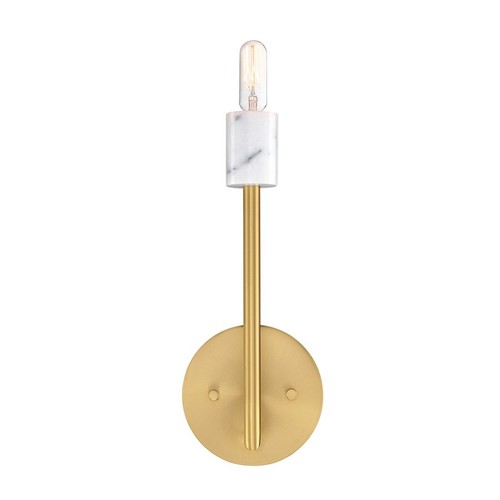 Designers Fountain Star Dust 1 Light Wall Sconce, Brushed Gold - D304C-WS-BG - 第 1/1 張圖片