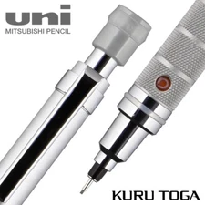 MItsubishi Uni-Ball KURU TOGA ELITE Mechanical Pencil (0.5mm) SILVER Japan Made