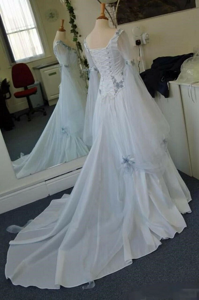blue celtic wedding dress The Return of the Irish Blue Wedding Dress Tradition