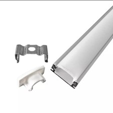 10 Pcs 1.64ft 50cm U-Style Aluminum Channel Case Shell Cover For LED Strip Light