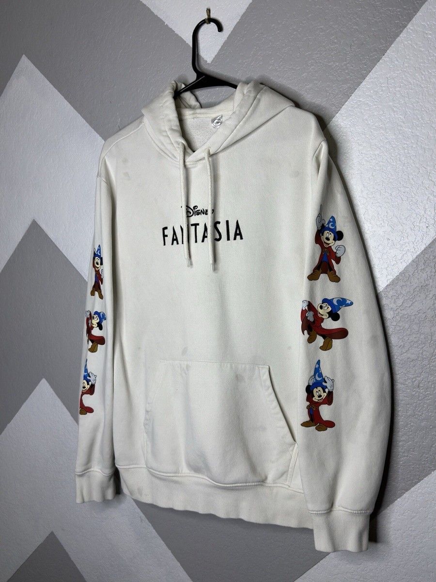 Fantasia Hoodie Mens Disney Y2K Pull Over Graphic Sweatshirt