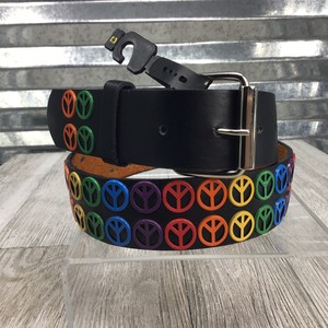 rainbow studded belt