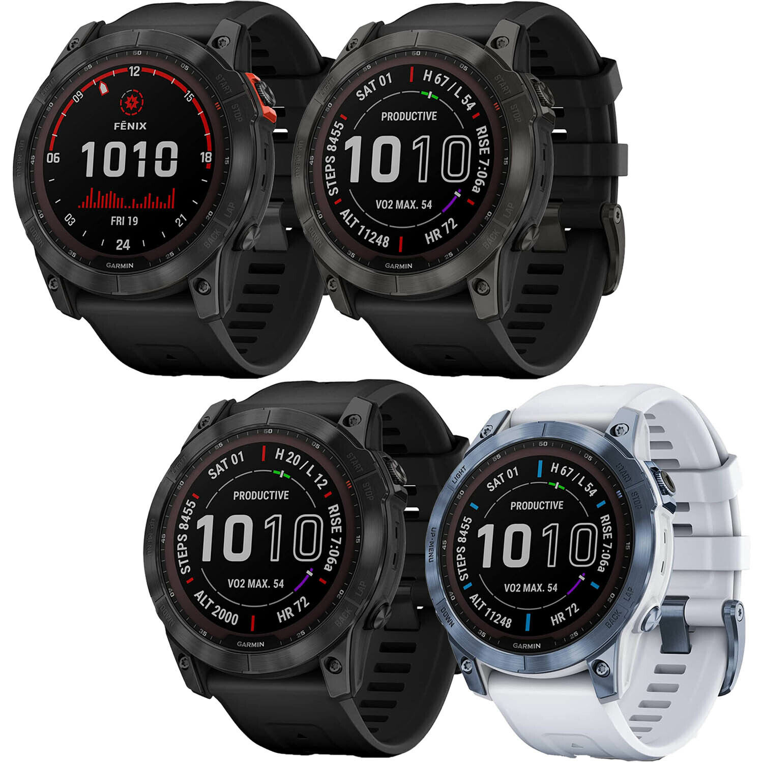 Garmin Fenix 7X Solar Smartwatch - Choose Color!