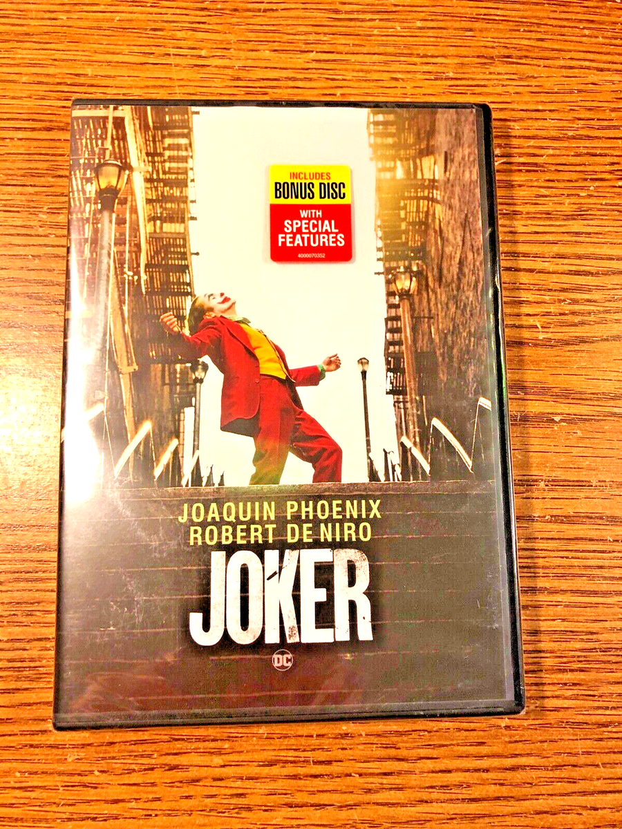 Joker DVD 2-Disc + Special Features Joaquin Phoenix Robert De Nero
