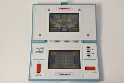 Vintage Nintendo Game And Watch Squish electronic console