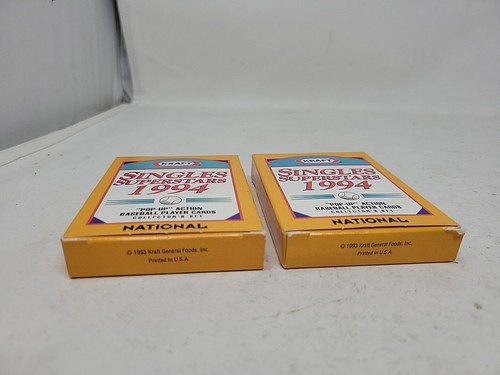 2 1994 KRAFT SINGLES SUPERSTARS National League Baseball Cards SET Barry Bonds F - Picture 2 of 3